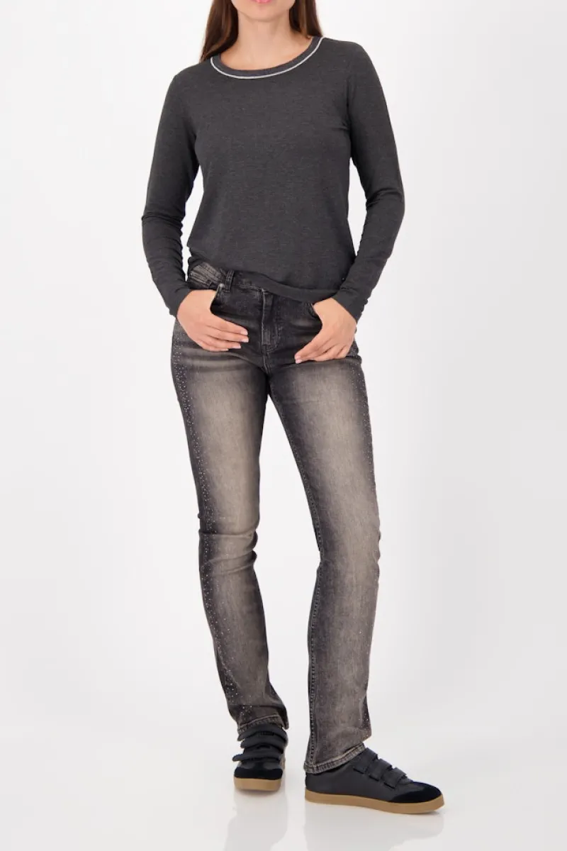 Monari Shirts*809332 anthra melange