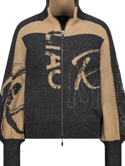 Monari Pullover & Sweatshirts*809555 anthra melange gemustert