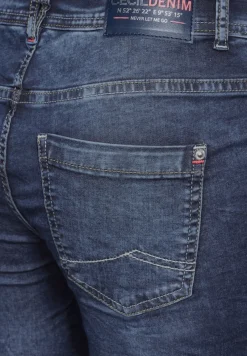 Cecil Shorts*3/4 Casual Fit Jeans mid blue used wash