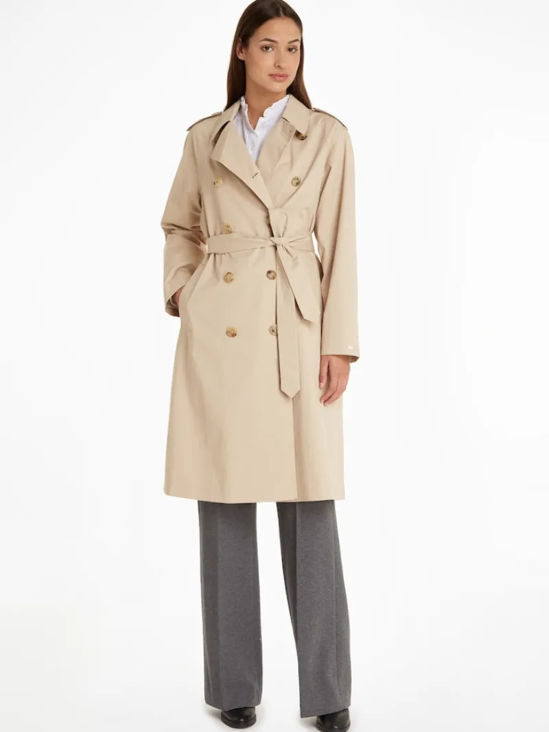 Tommy Hilfiger Jacken*1985 COTTON BLEND DB TRENCH Beige