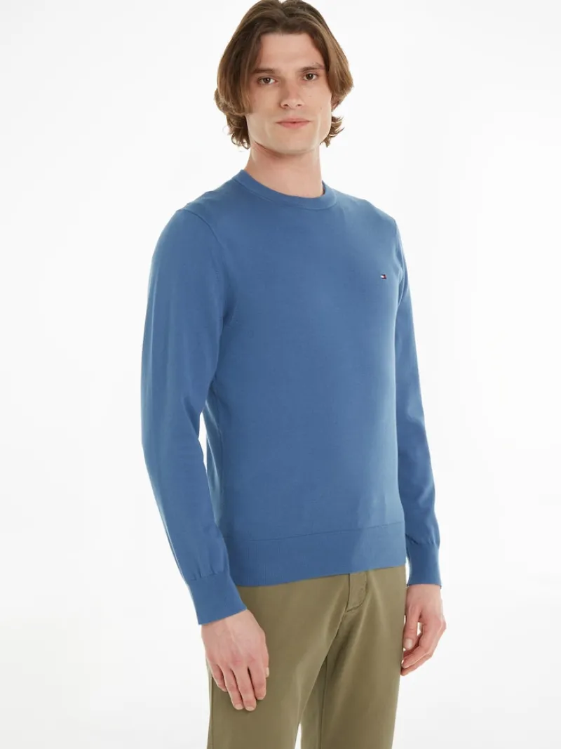 Tommy Hilfiger Pullover & Sweatshirts|Big Boys*1985 CREW NECK SWEATER blue coast