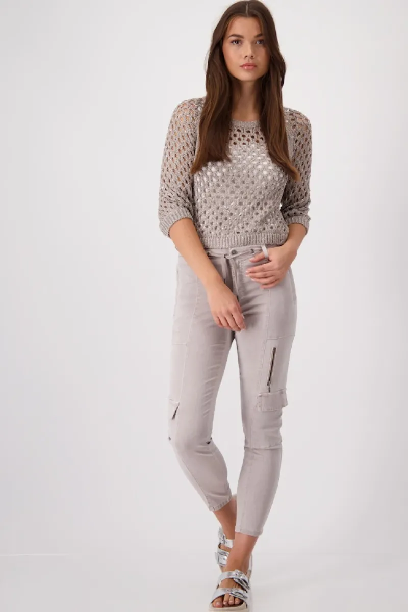 Monari Hosen*409068 dark linen