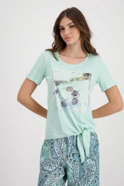Monari Shirts*407816 fresh mint