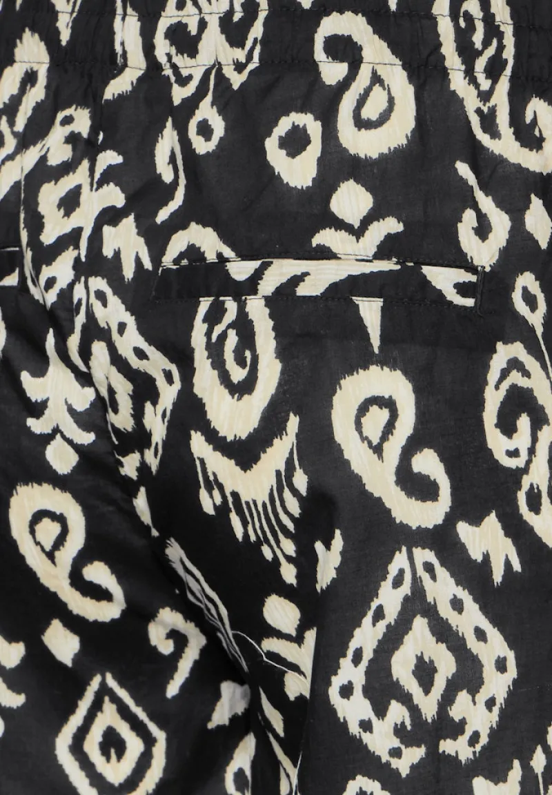 Cecil Shorts*7/8 Hose mit Wide Legs Black