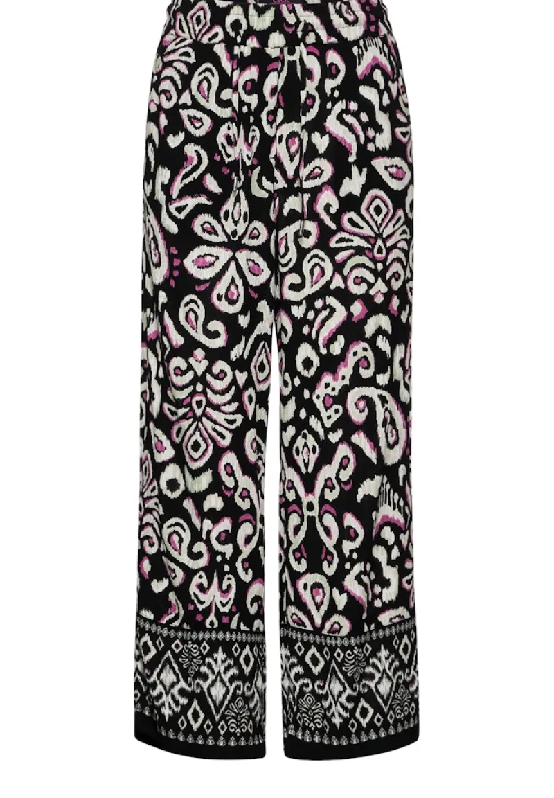 Cecil Shorts*7/8 Hose mit Wide Legs Black