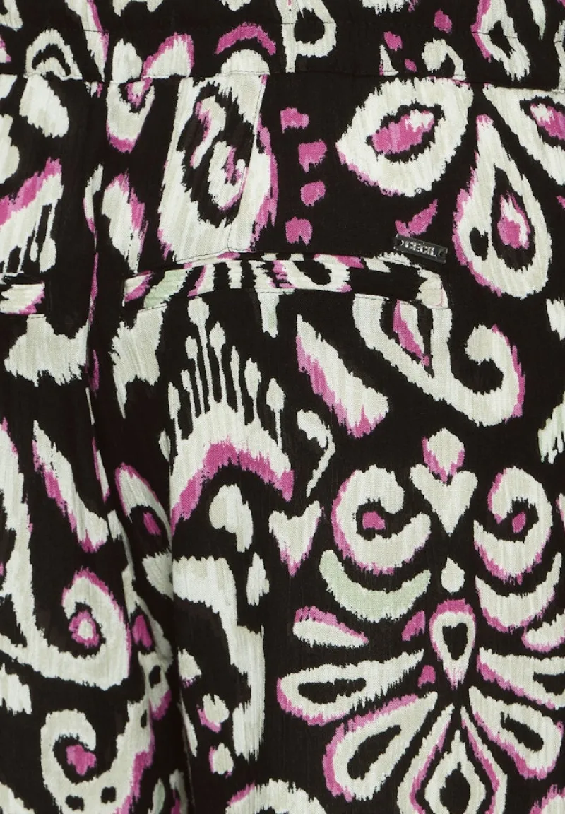 Cecil Shorts*7/8 Hose mit Wide Legs Black