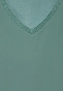 Street One Shirts*2 in 1 Chiffon-T-Shirt seafoam green