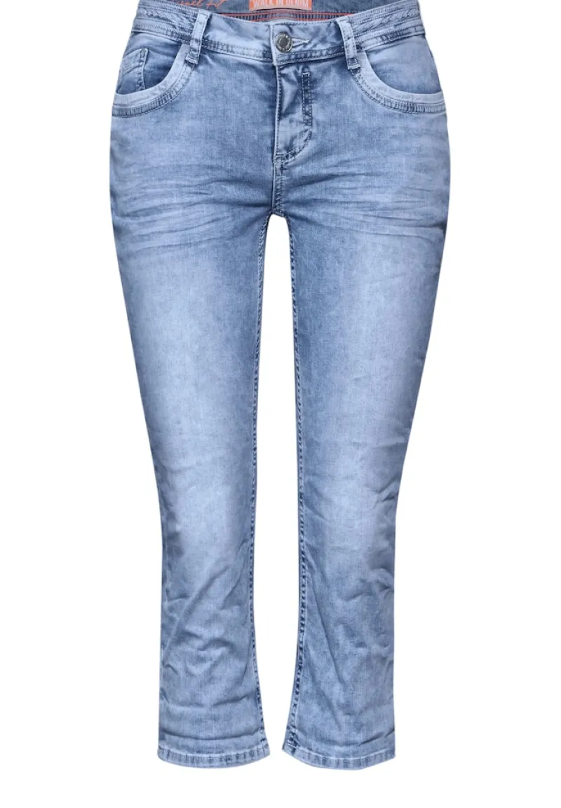 Street One Shorts*3/4 Jeans sky blue random wash