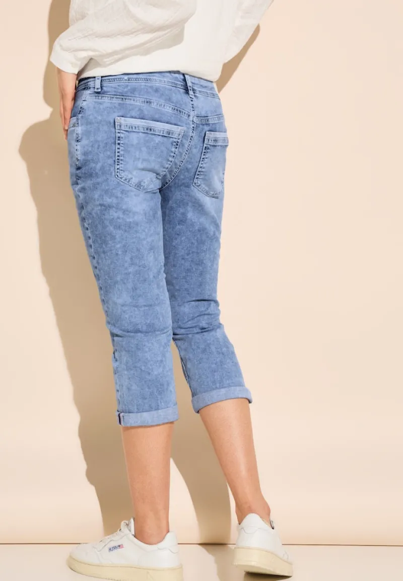 Street One Shorts*3/4 Jeans sky blue random wash