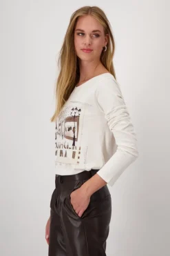 Monari Shirts*808536 marshmallow