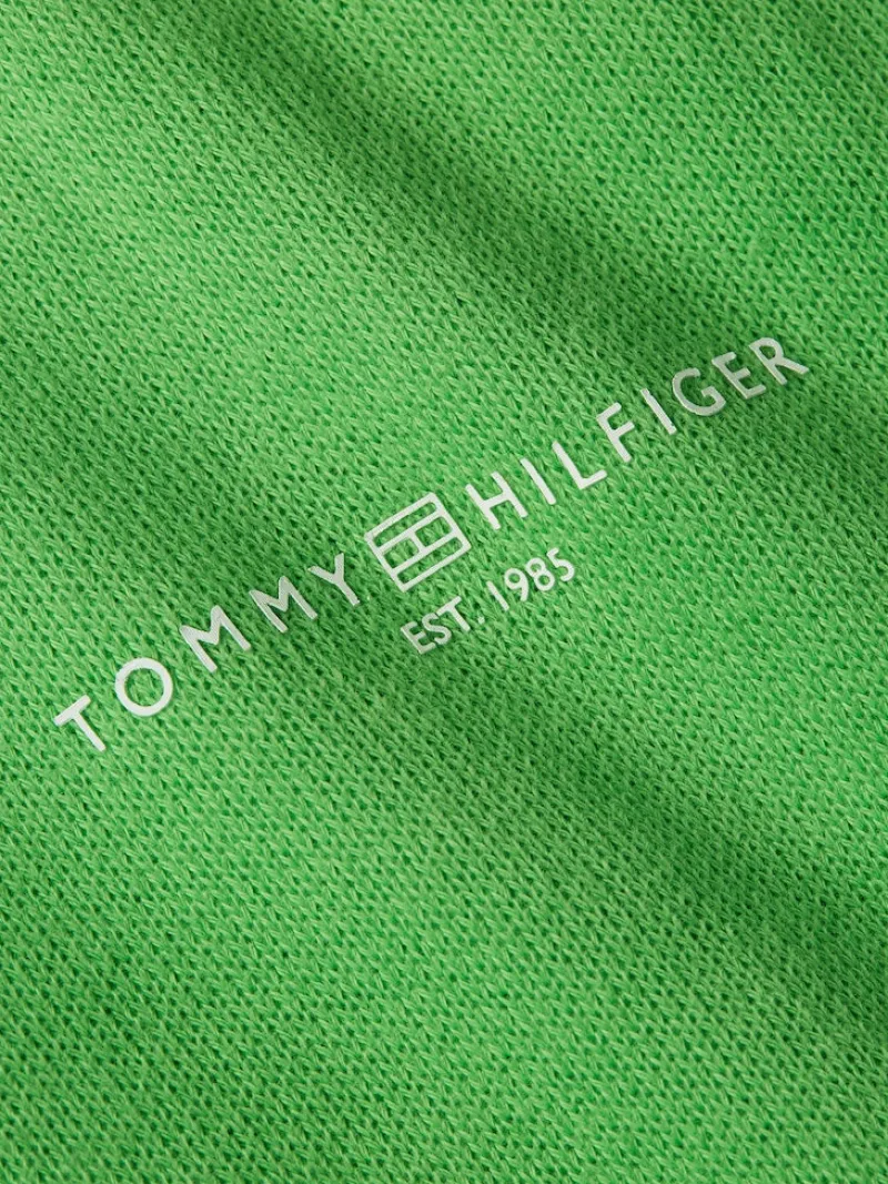 Tommy Hilfiger Kleider*1985 MINI CORPLOGO C-NK DRS SS Spring Lime
