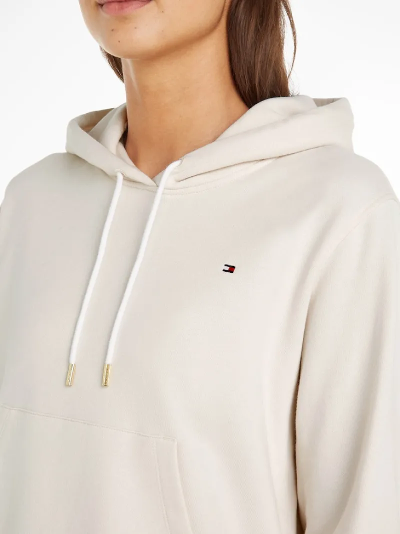 Tommy Hilfiger Pullover & Sweatshirts*1985 MODERN REG P/TERRY HOODIE ecru