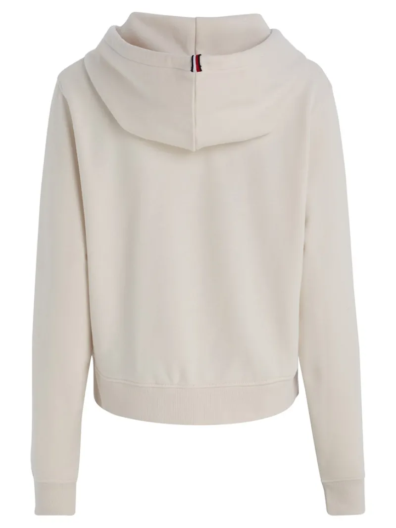 Tommy Hilfiger Pullover & Sweatshirts*1985 MODERN REG P/TERRY HOODIE ecru