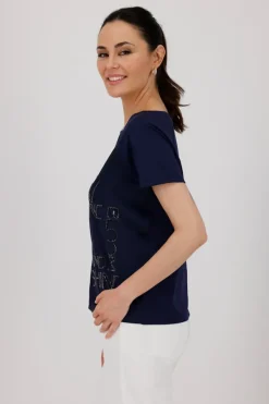 Monari Blusen*410036 navy blue