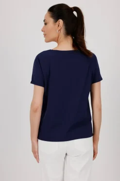 Monari Blusen*410036 navy blue