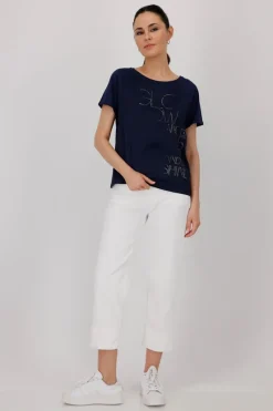 Monari Blusen*410036 navy blue