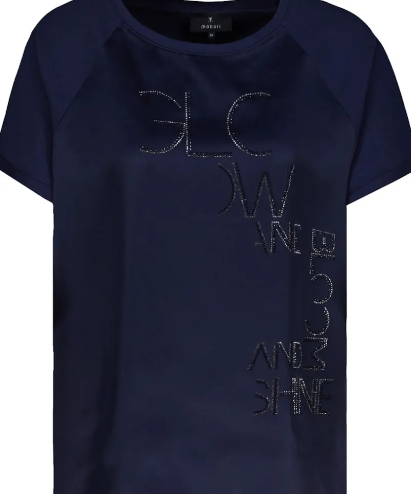 Monari Blusen*410036 navy blue