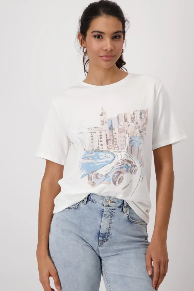 Monari Shirts*409432 off-white