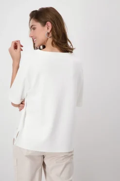 Monari Shirts*408191 off-white