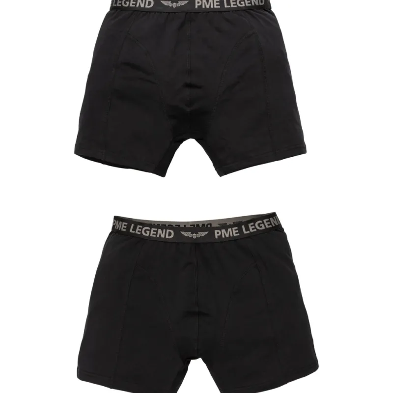 PME Legend Accessoires|Multipacks*2- pack Boxershorts cotton elastan Black
