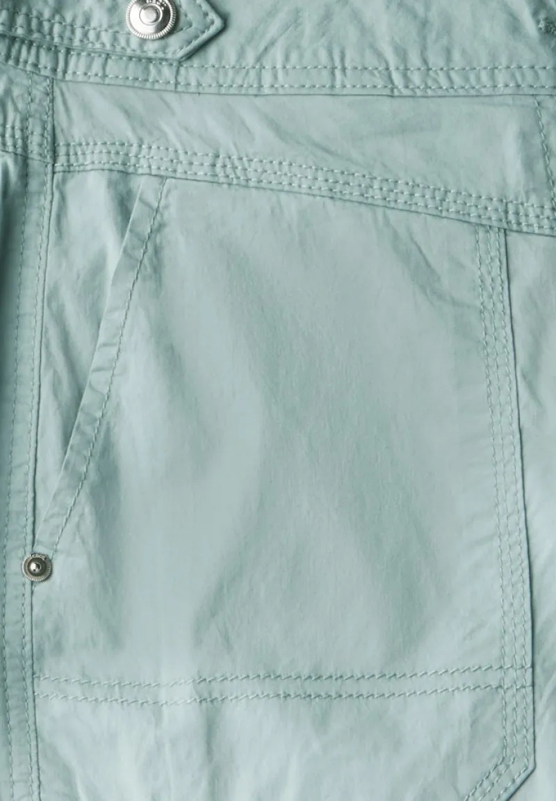 Cecil Shorts*3/4 Papertouch Hose cool salvia green