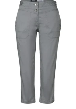 Cecil Shorts*3/4 Papertouch Hose obelisk grey