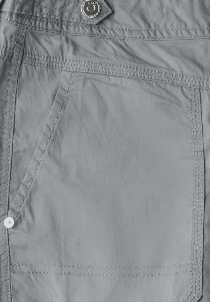 Cecil Shorts*3/4 Papertouch Hose obelisk grey
