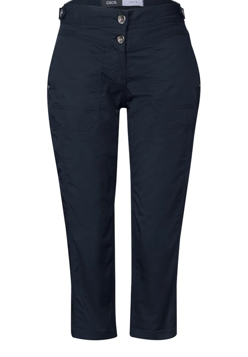 Cecil Shorts*3/4 Papertouch Hose universal blue