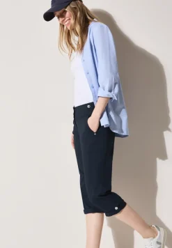 Cecil Shorts*3/4 Papertouch Hose universal blue