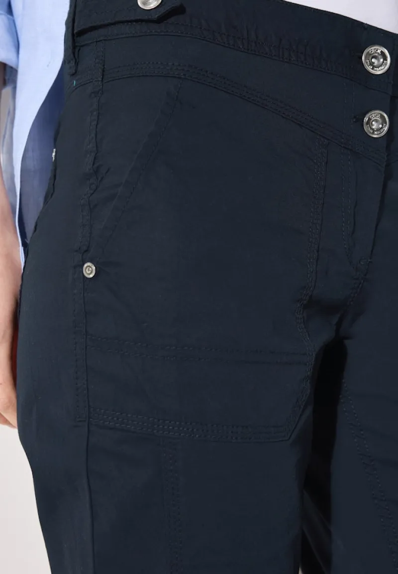 Cecil Shorts*3/4 Papertouch Hose universal blue