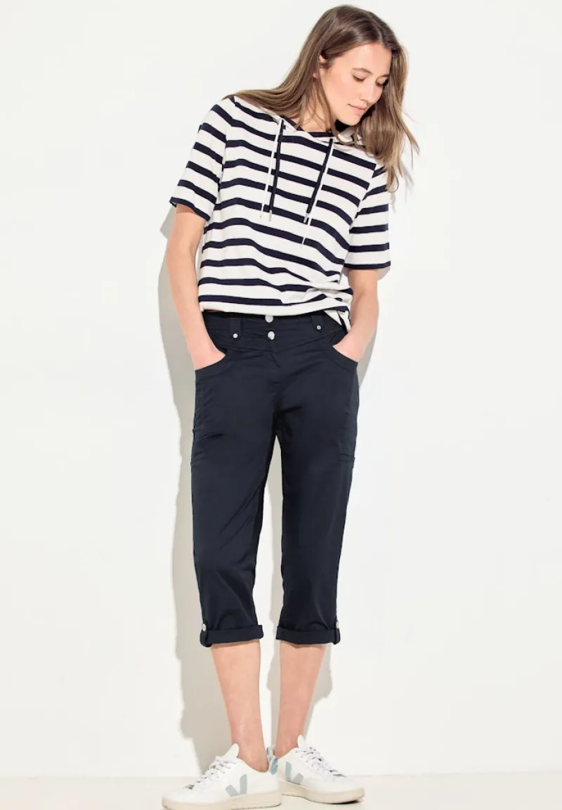 Cecil Shorts*3/4 Papertouch Hose universal blue