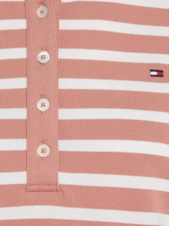 Tommy Hilfiger Shirts*1985 REG PIQUE STRIPE POLO SS breton stp- teaberry- ecru