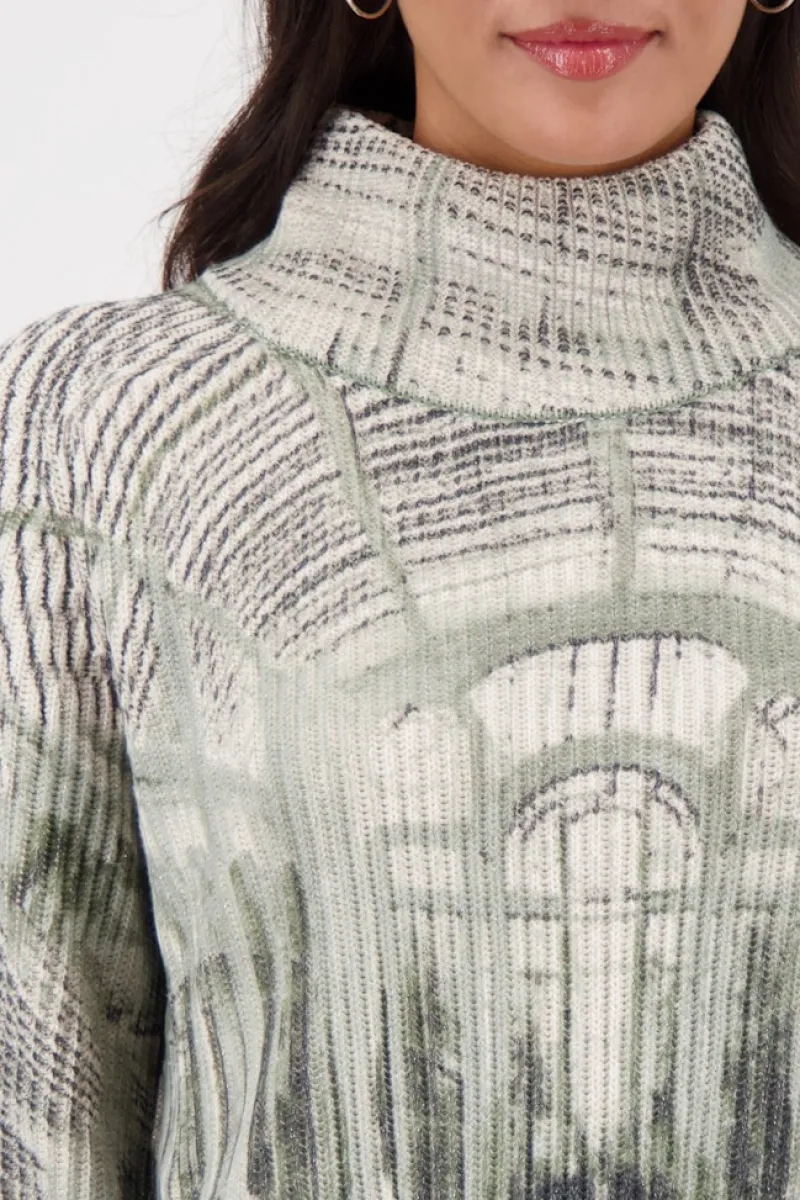 Monari Pullover & Sweatshirts*809517 sage gemustert