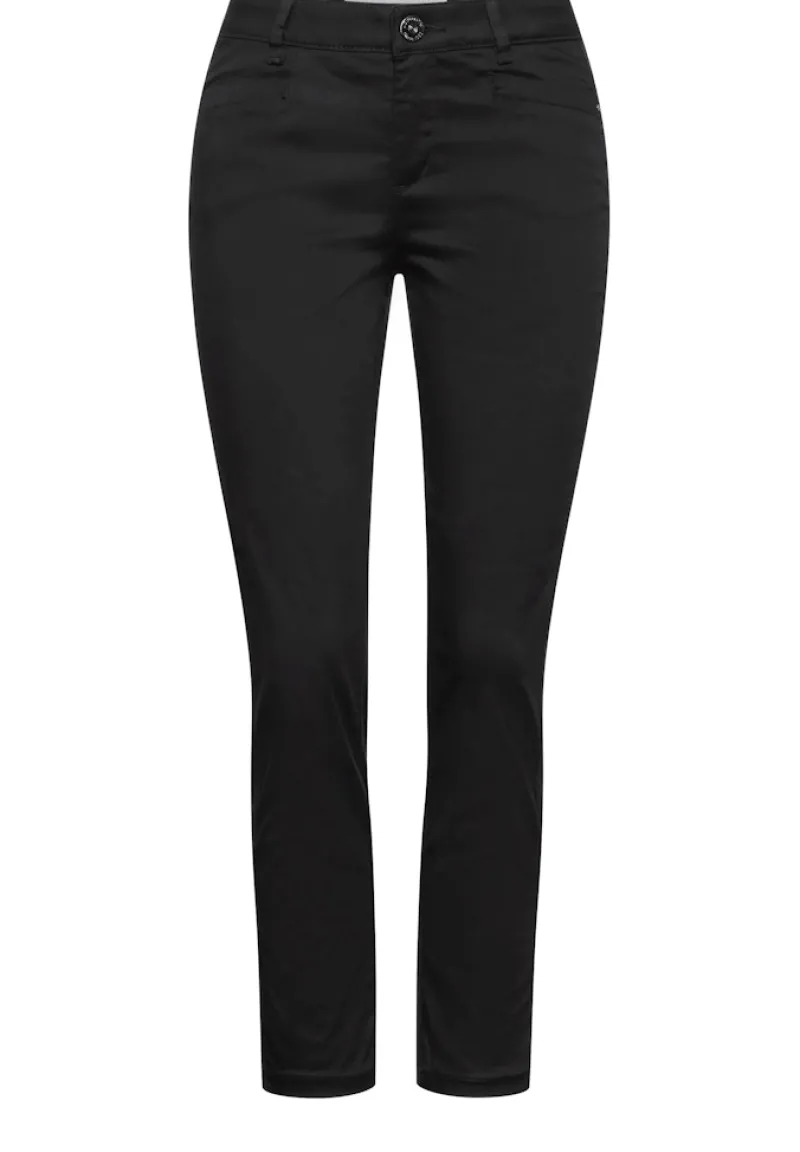 Street One Shorts*7/8 Satin Hose Black