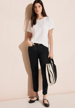 Street One Shorts*7/8 Satin Hose Black