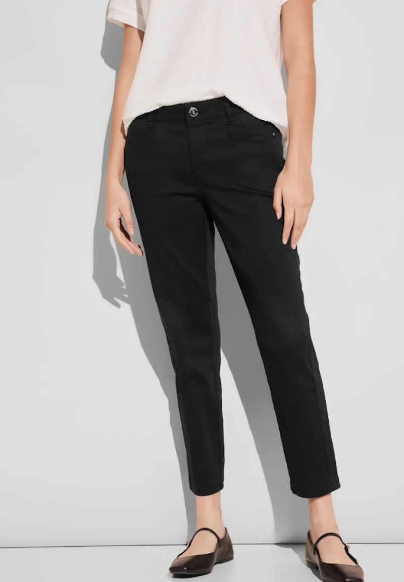 Street One Shorts*7/8 Satin Hose Black