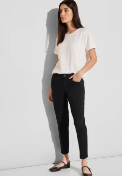 Street One Shorts*7/8 Satin Hose Black