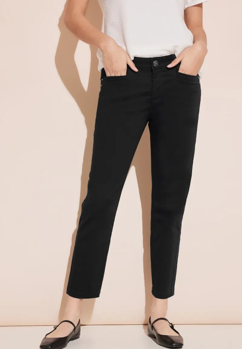 Street One Shorts*7/8 Satin Hose Black