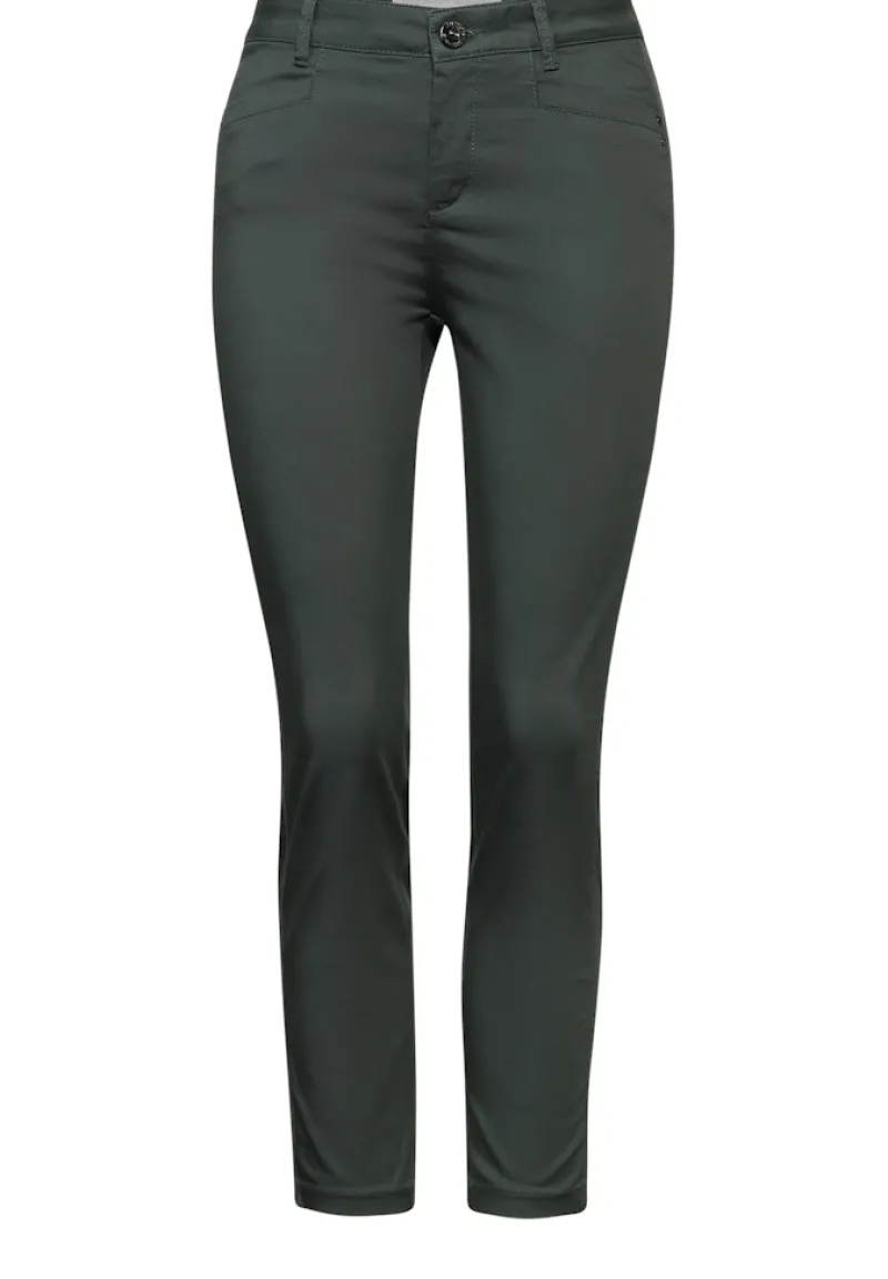 Street One Shorts*7/8 Satin Hose marshy green