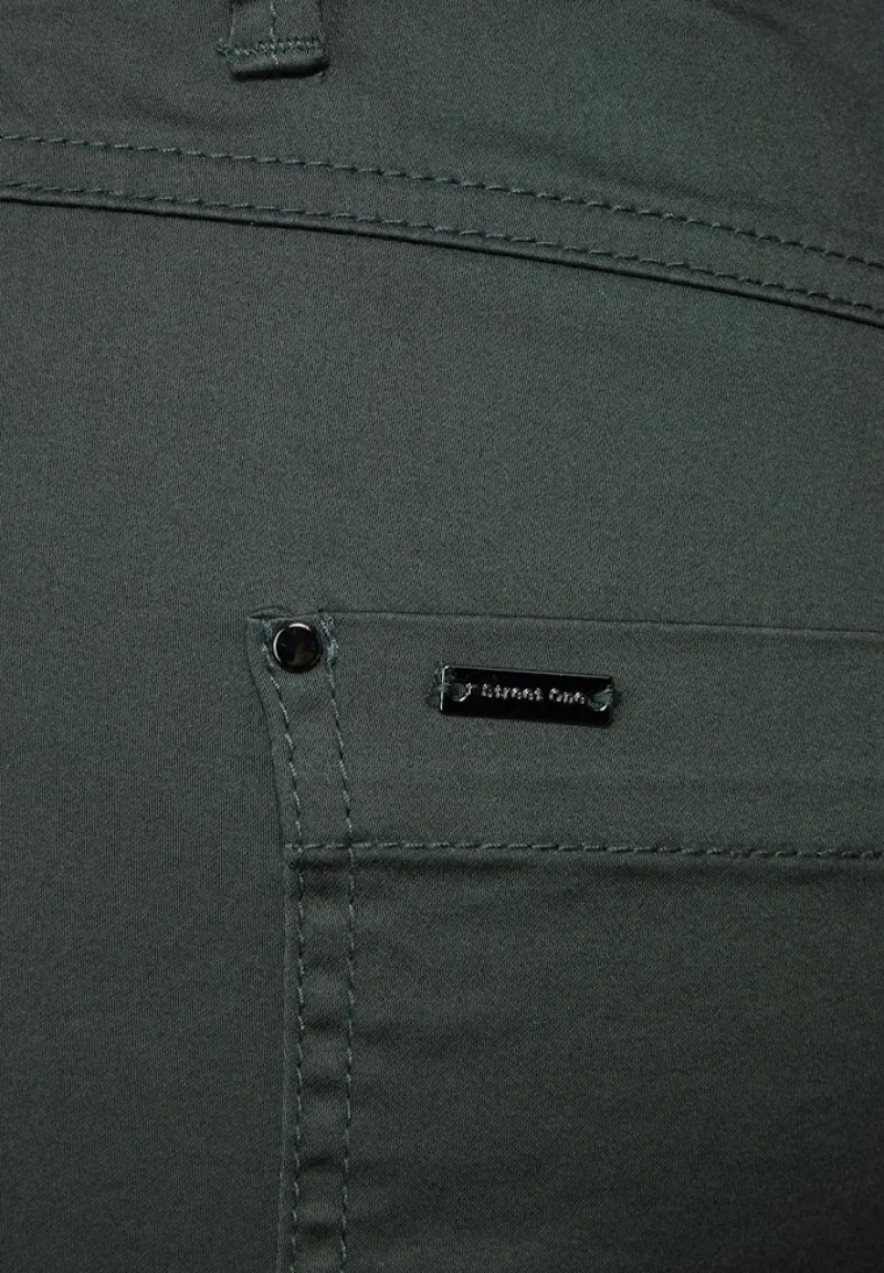 Street One Shorts*7/8 Satin Hose marshy green