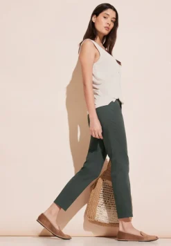 Street One Shorts*7/8 Satin Hose marshy green