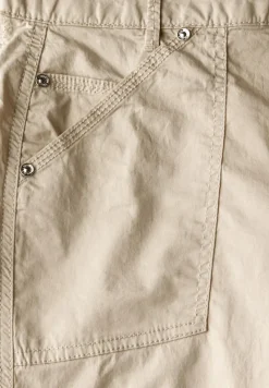 Street One Shorts*3/4 Satin Hose mit Taschen barley beige