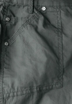 Street One Shorts*3/4 Satin Hose mit Taschen marshy green