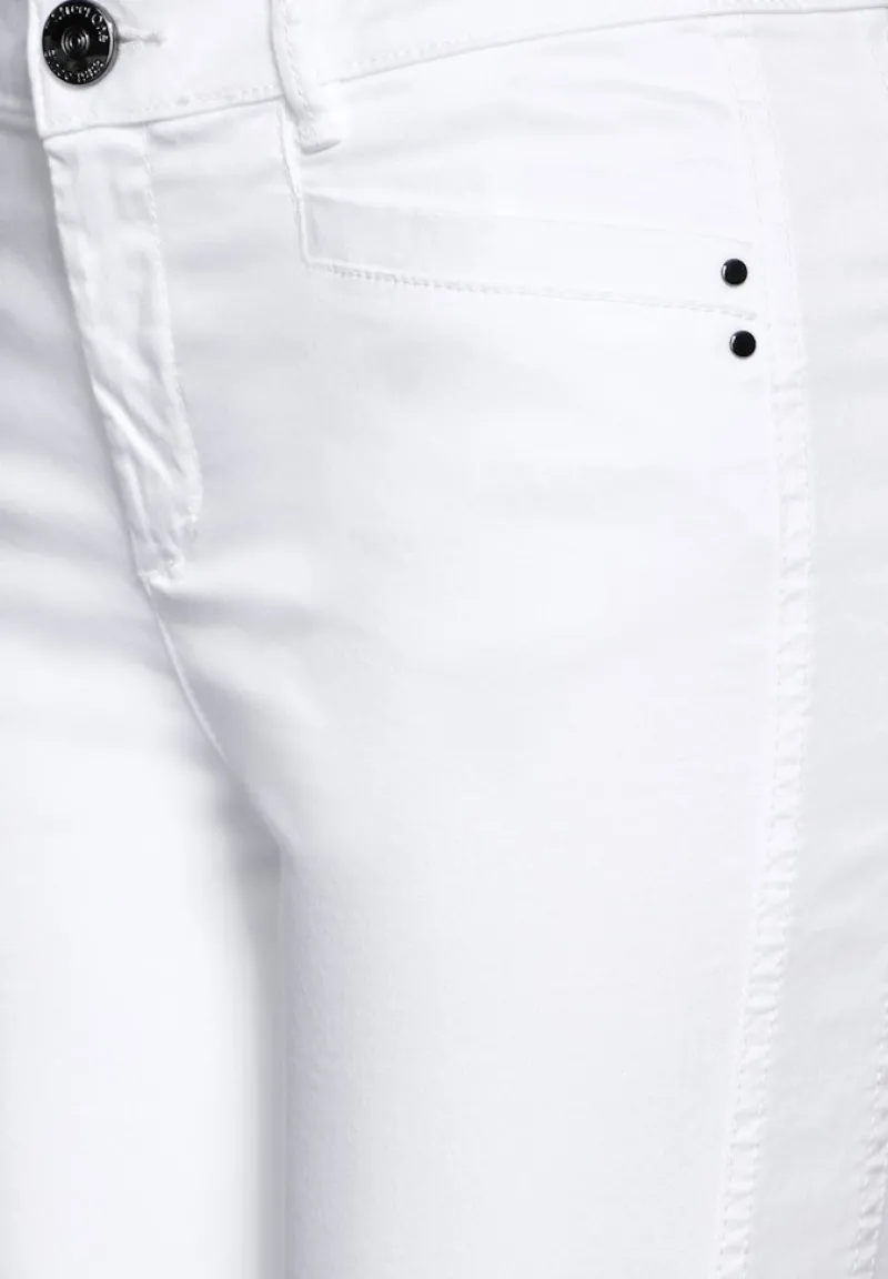 Street One Shorts*7/8 Satin Hose white