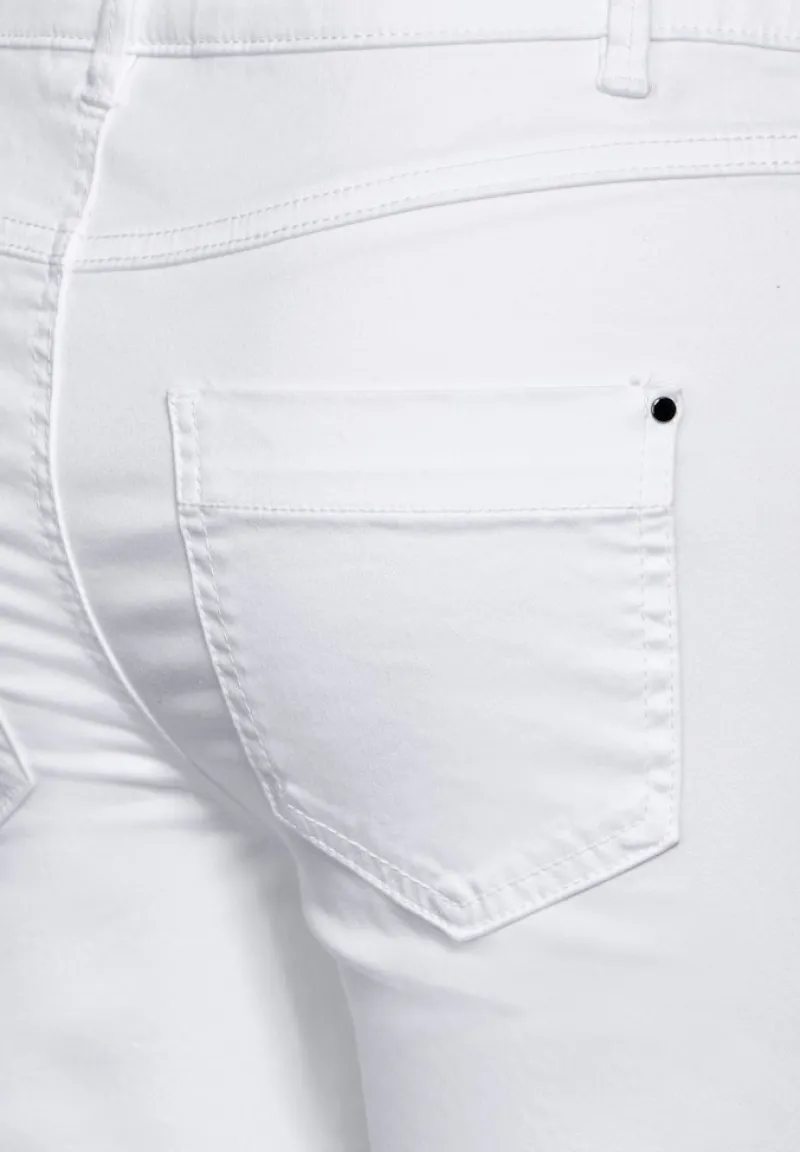 Street One Shorts*7/8 Satin Hose white