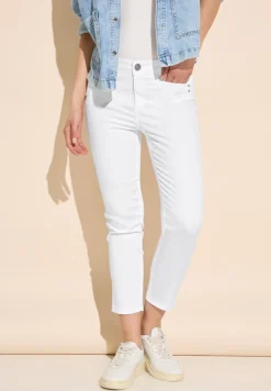 Street One Shorts*7/8 Satin Hose white