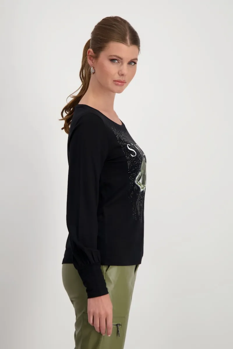 Monari Shirts*808094 Schwarz