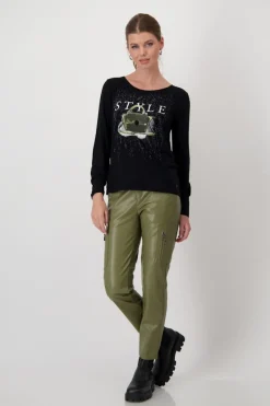 Monari Shirts*808094 Schwarz