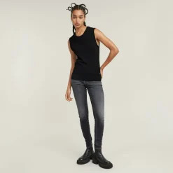 G-star Raw Jeans*3301 Skinny Wmn faded black magnet