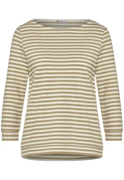 Street One Shirts*3/4 Streifenshirt light smooth sand